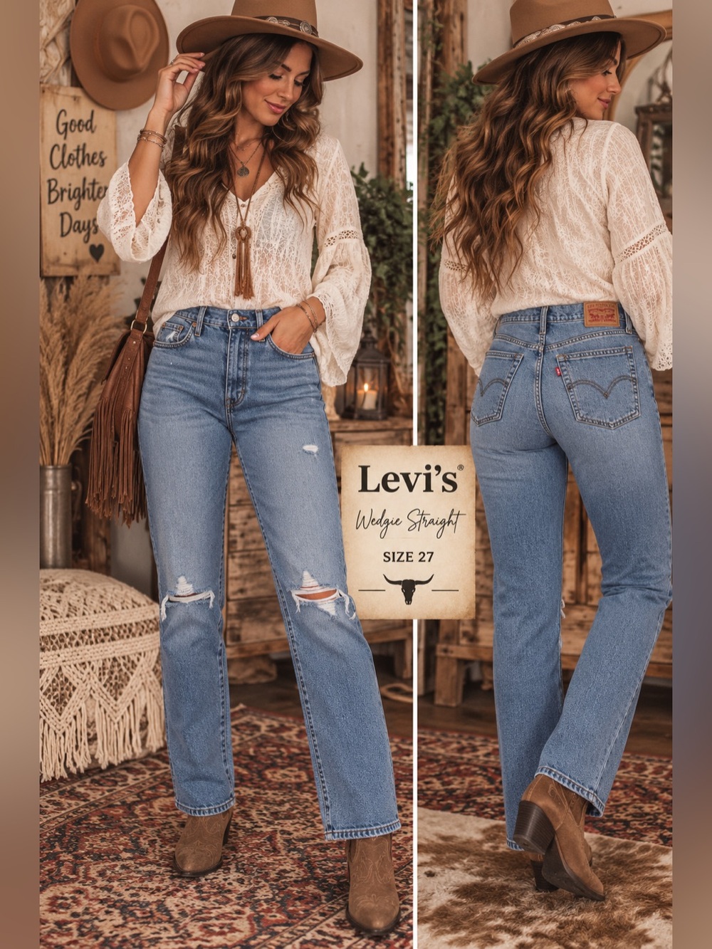 Levi's Wedgie Straight Leg Jeans